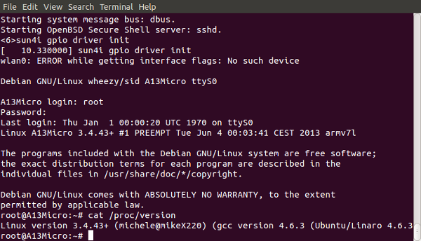 linux kernel version